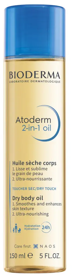 13476-bioderma atoderm olej 2v1 suchy vyzivujici olej se zjemnujicim ucinkem pro suchou pokozku 150